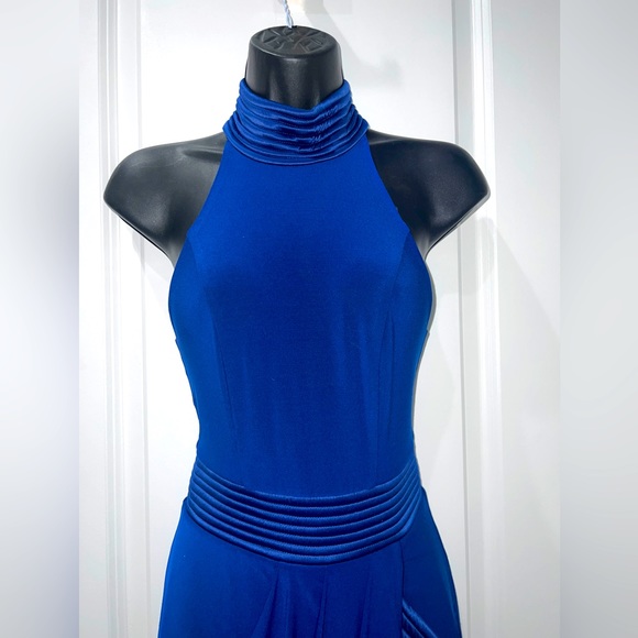 Zhivago Miracle Halter Midi Dress Navy New - Picture 4 of 9